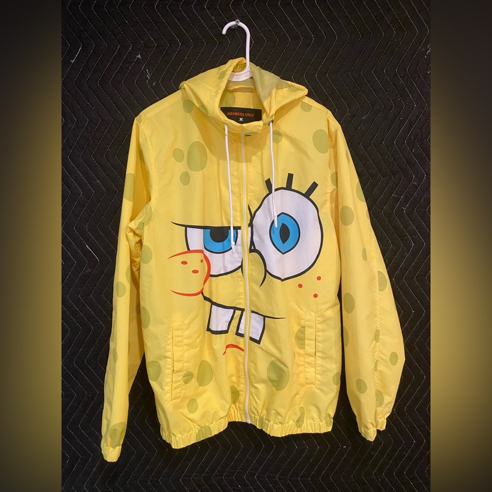 Nickelodeon Yellow and Blue Lightweight SpongeBob Jacket